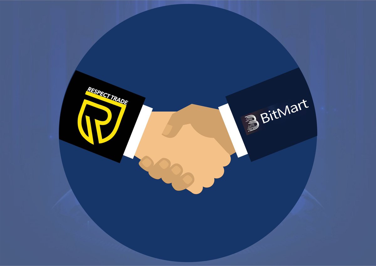 💥Respect Trade olarak @BitMartExchange ile spot piyasa,ürün kullanımı ve kampanya duyurusu üzerine partnerlik anlaşması yaptığımızı duyurmaktan mutluluk duyuyoruz. 🤝Bu partnerliğin her iki tarafa ve topluluğumuza hayırlı olmasını diliyoruz. Alternatif olarak Bitmart hesabı