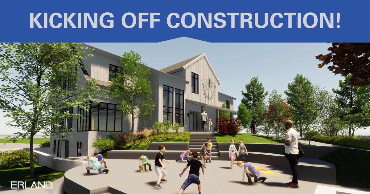 Kicking off construction! Check out our latest academic project with OLSON LEWIS + Architects and Scalora Consulting Group for Tenacre Country Day School: t.e2ma.net/webview/1nrjjj… #BuildingsStandWithErland