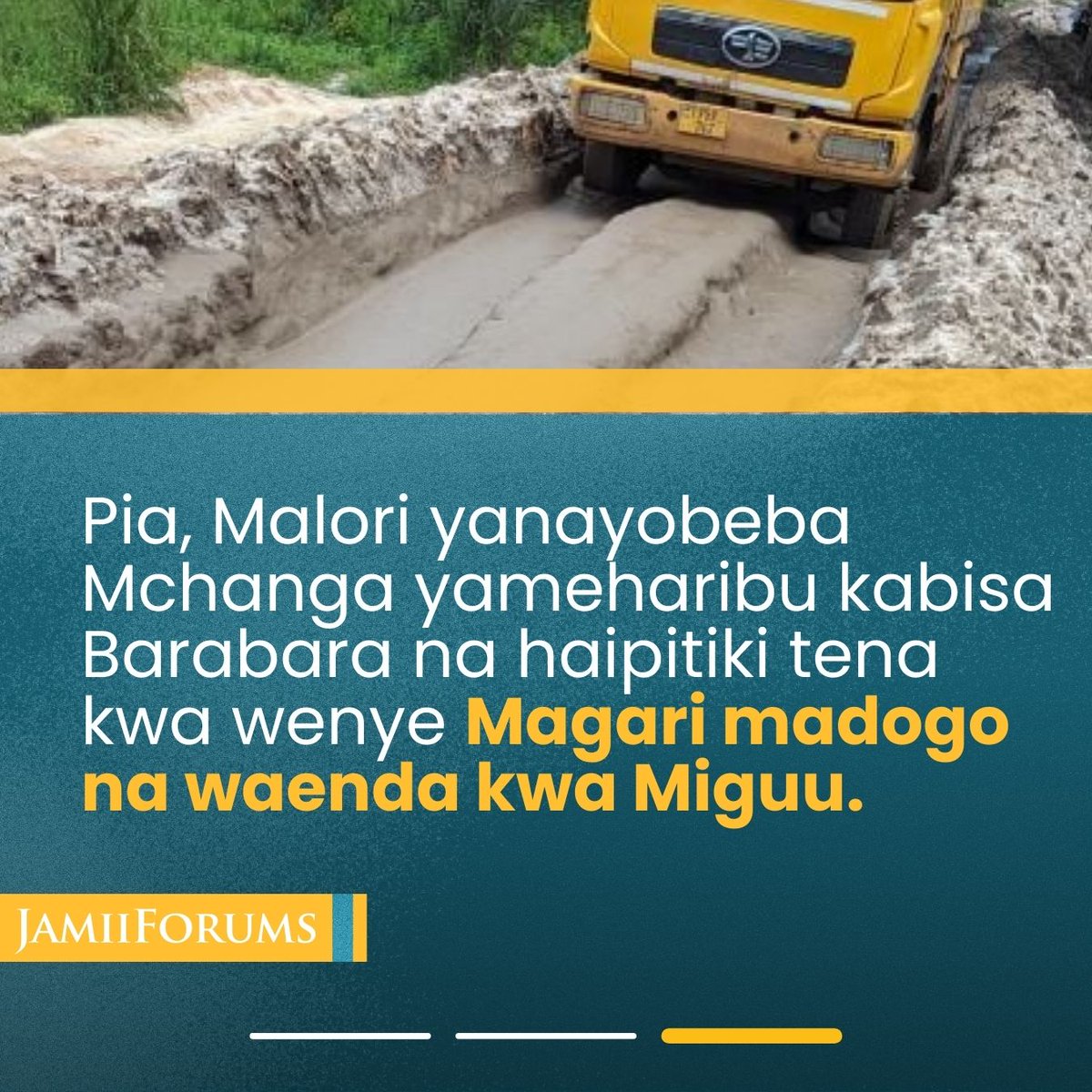 Mdau wa JamiiForums.com kutoka Bagamoyo anahoji umuhimu wa Eneo la Kitopeni kuwa na Mwekezaji anayechimba Mchanga karibu na Makazi ya Watu na kusababisha Uharibifu wa Miundombinu ya Barabara

Soma jamii.app/MwekezajiKitop…

#ServiceDelivery #JamiiForums #Accountability…