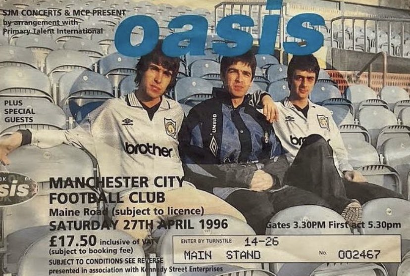 £17.50 to see Oasis at their absolute peak