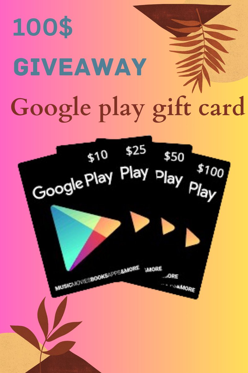 💖Sign up and receive $100 on Google Play!💙
toolpa.com/google-play-gi…
#Google #GoogleAlerts #GoogleCloudNext #GooglePlay #giftcard