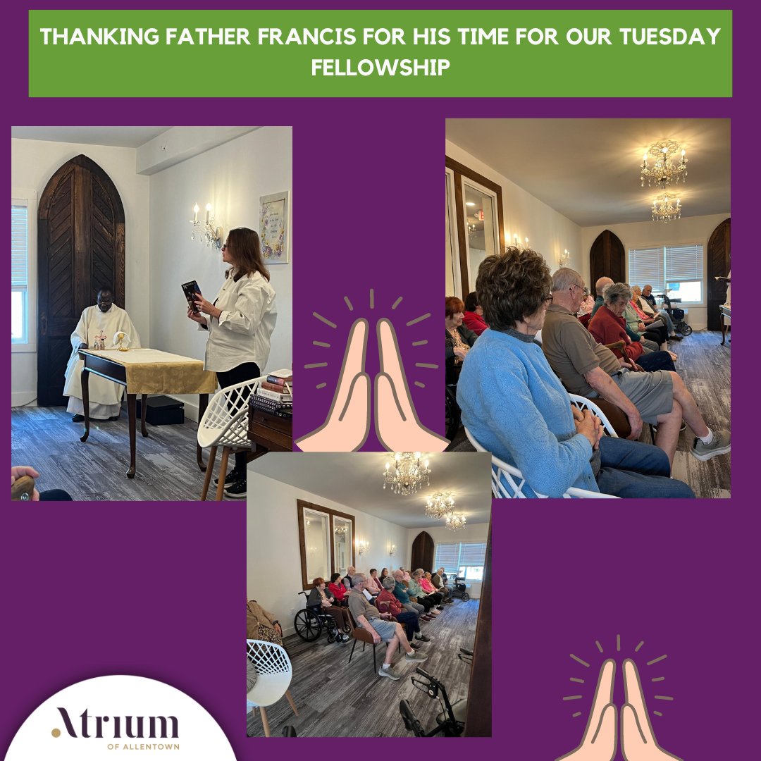 Gratitude in abundance for Father Francis and his enriching presence at our Tuesday fellowship. 🙏 

#ThankfulTuesday #FatherFrancis