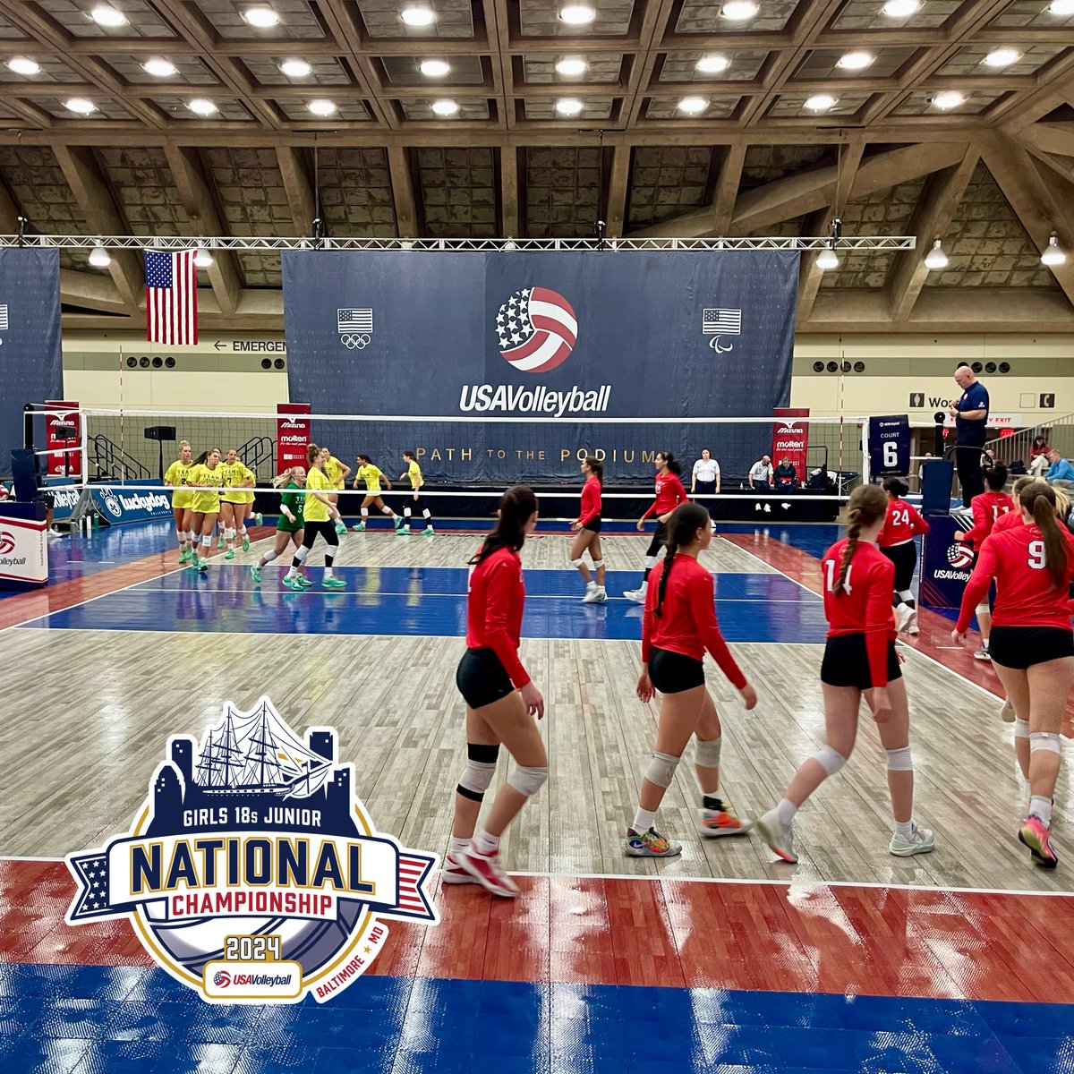 usavolleyball's tweet image. The 2024 Girls 18s Junior National Championship is underway in Baltimore!

Watch all the action on BallerTV and check out four courts free on our event page: go.usav.org/24gjnc18
