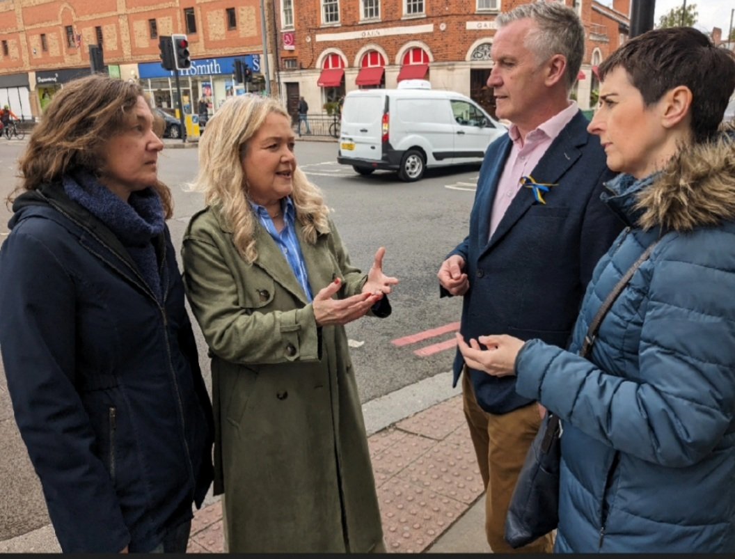 Serious issues to discuss with Gareth Roberts and Caroline Pidgeon at Milestone Green junction. On 24th April a serious road traffic collision ended with a pedestrian air lifted to hospital. An investigation has followed. Locals know this TFL junction to be a safety concern.