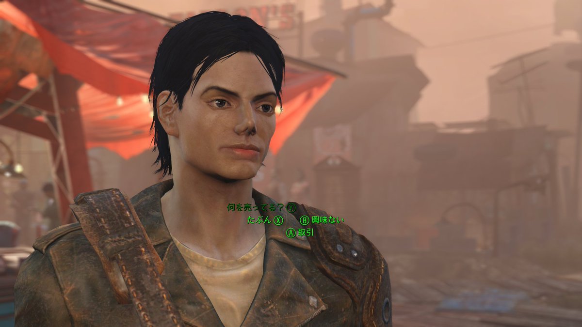 Fallout4って 男性に化粧できなかったんだ😣 化粧ないとマイケルに寄せるの難しい MOD探したけど女性用ばっかり… そりゃそうだよね #Fallout4