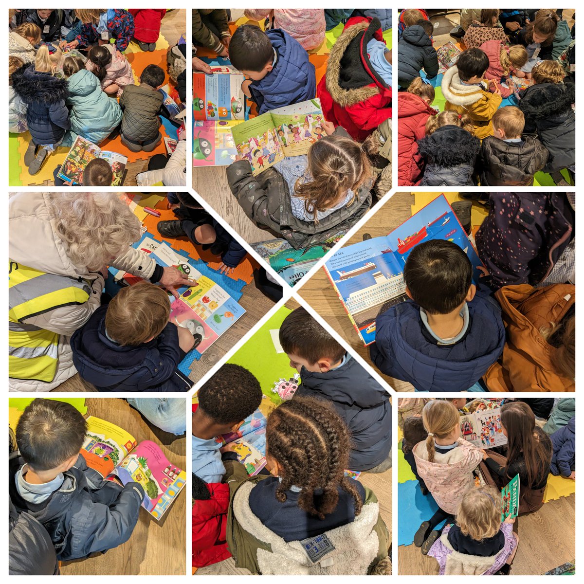 We've had a lovely week of visits from @StVincentsPr reception children! So lovely to share stories and talk about books with everyone - Rachael's had a lovely week!