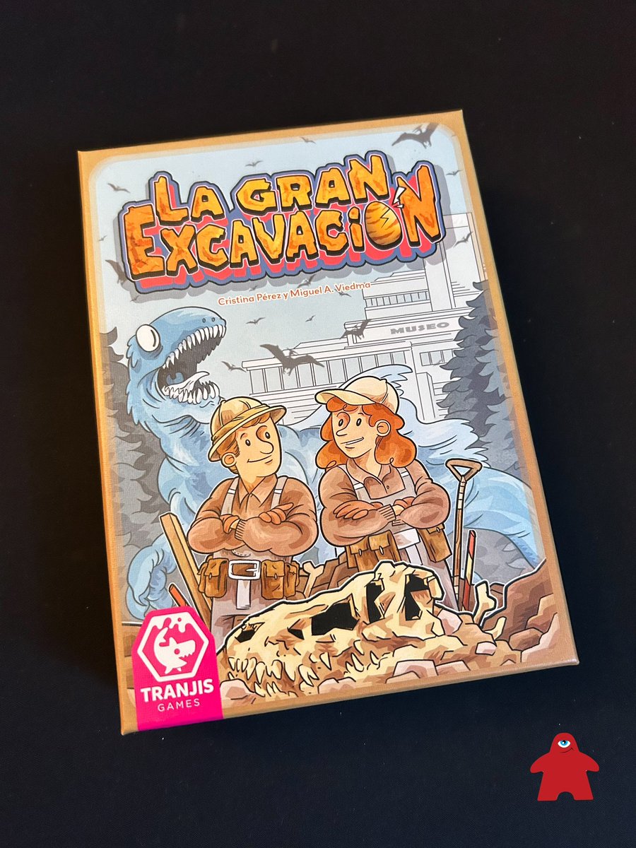 Ya en tiendas La Gran Excavación de Cristina Pérez y Miguel A. Viedma, ilustrado por Boris Ramírez Barba y editado por @Tranjisgames 👥De 2 a 5 personas. ⏳20 minutos. 🦕A partir de 8 años. #LosJuegosDeMesaSonCultura