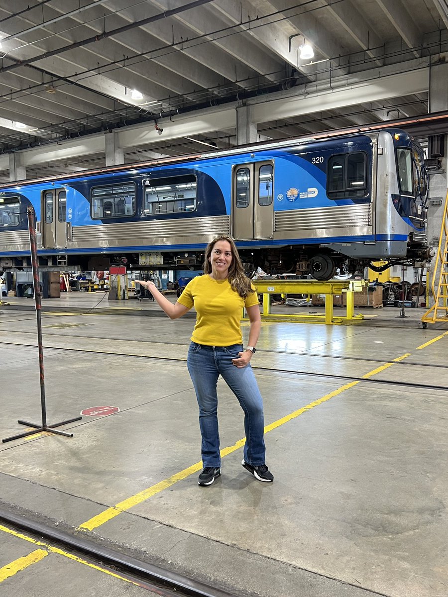 Perks of the job!‼️
Got to tour the Lehman Center, where DTPW maintains the Metromover and Metrorail trains 🚆. So interesting to learn about the O&M side of our industry. 

Kudos to all the hardworking men & women who work all types of shifts to keep our system running.