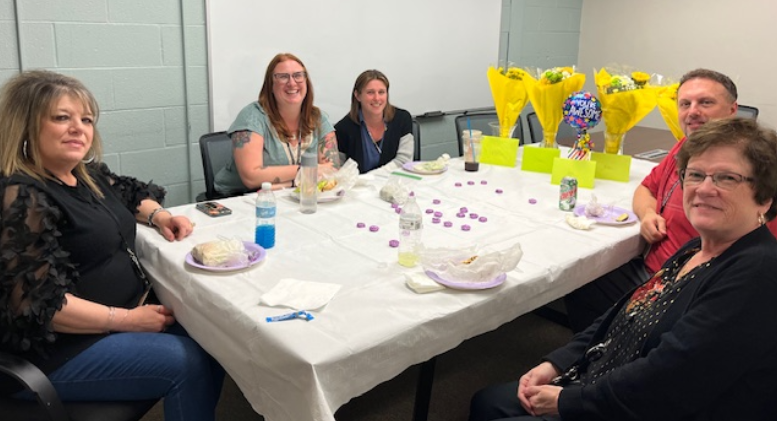 On Wednesday, 4/24 we celebrated our amazing administrative assistants! 🧡🖤 Thank you for all you do each and every day to keep our school running!