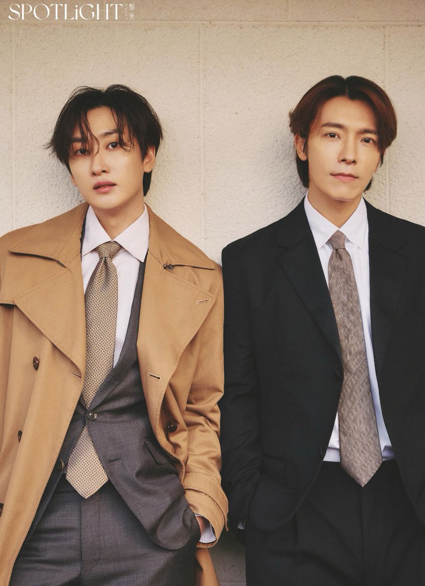Two icons, one brand. #LeeDonghae and #Eunhyuk redefine sophistication in Canali suits and trench coats. #Canali1934