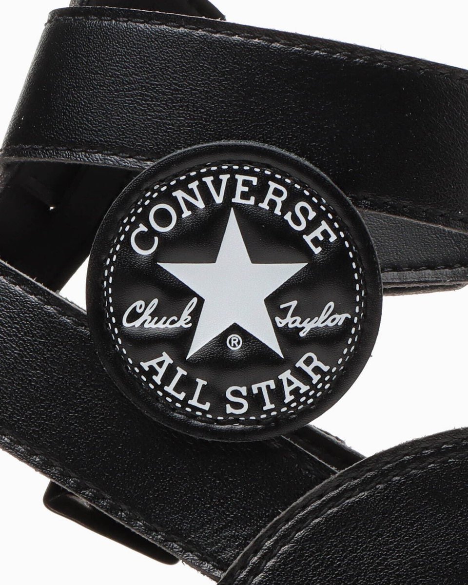 CONVERSE ⌇⌇新作ユニセックスサンダル⌇⌇ 🖤ALL STAR (R) TREKWAVE GLADIATOR HI/OXが登場….ᐟ.ᐟ 厚底グラディエーターサンダル、レザー風アッパーがポイントになってて可愛いᝰ✍🏼