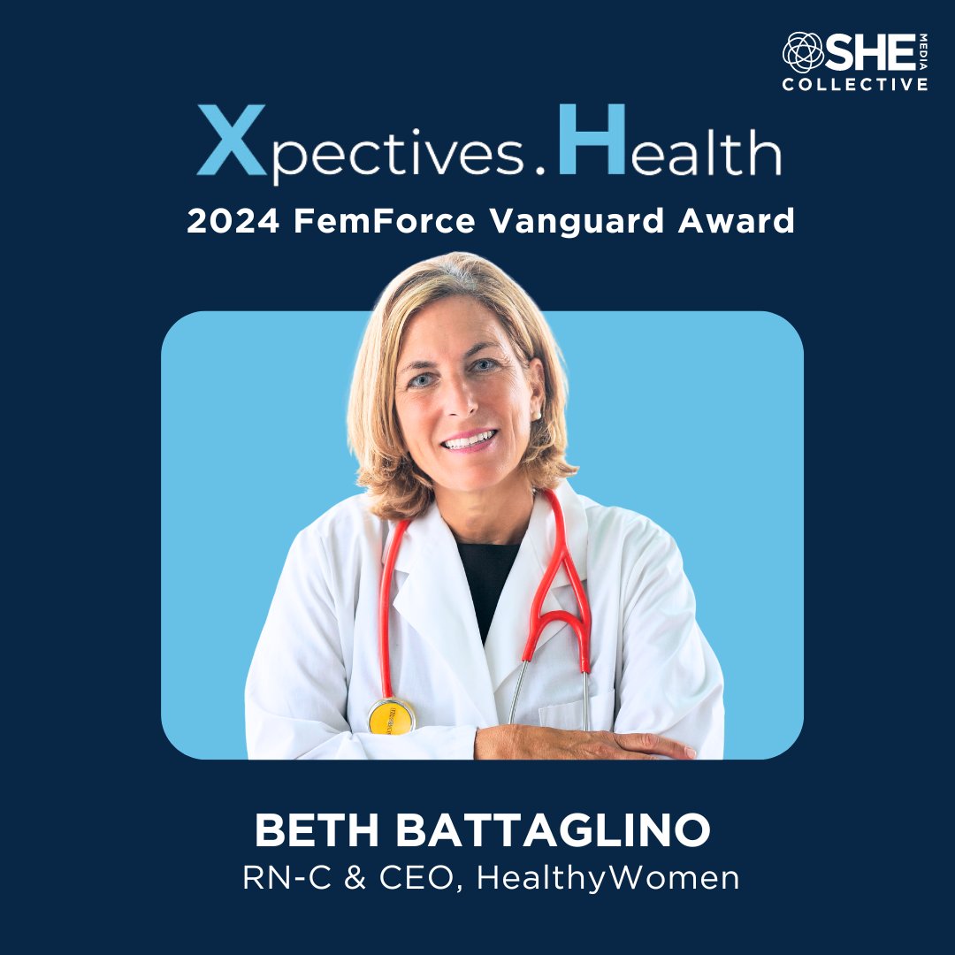 Congrats to our SHE Media Collective partner @BBCRN, RN-C & CEO of @HealthyWomen on being awarded @XpectivesHealth’s 2024 FemForce Vanguard Award for her outstanding contributions to women's health! 🌟🏆

#xpectivehealth #shemediacollective