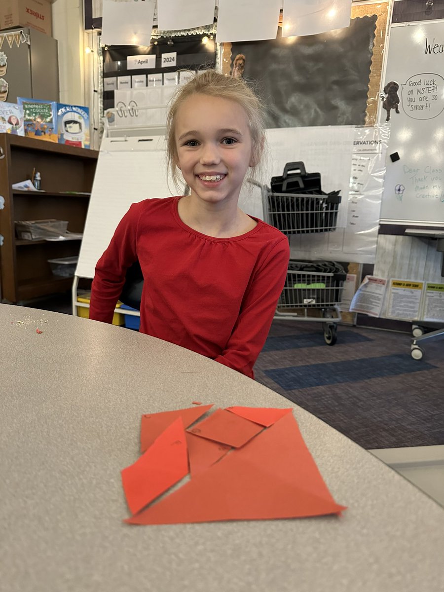 Mathematicians had some fun creating shapes with tangrams! #bemisthinkers