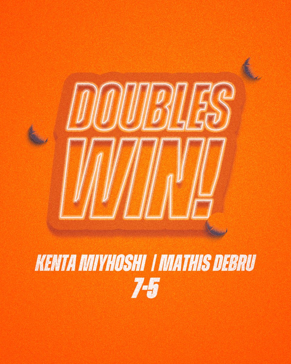 Doubles point ➡️🔶🔷 [4] Illinois: 1 [5] Nebraska: 0 #Illini // #HTTO