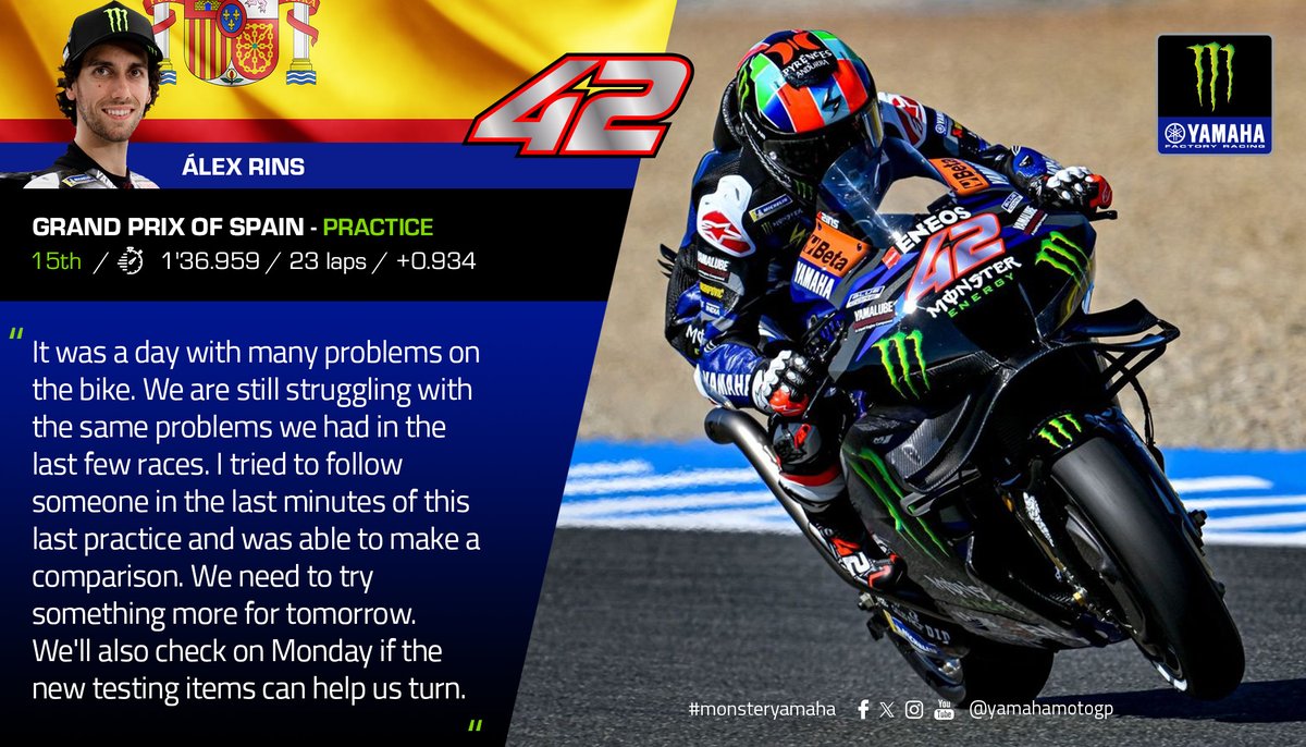 Monster Energy Yamaha MotoGP (@YamahaMotoGP) on Twitter photo 2024-04-26 16:54:11