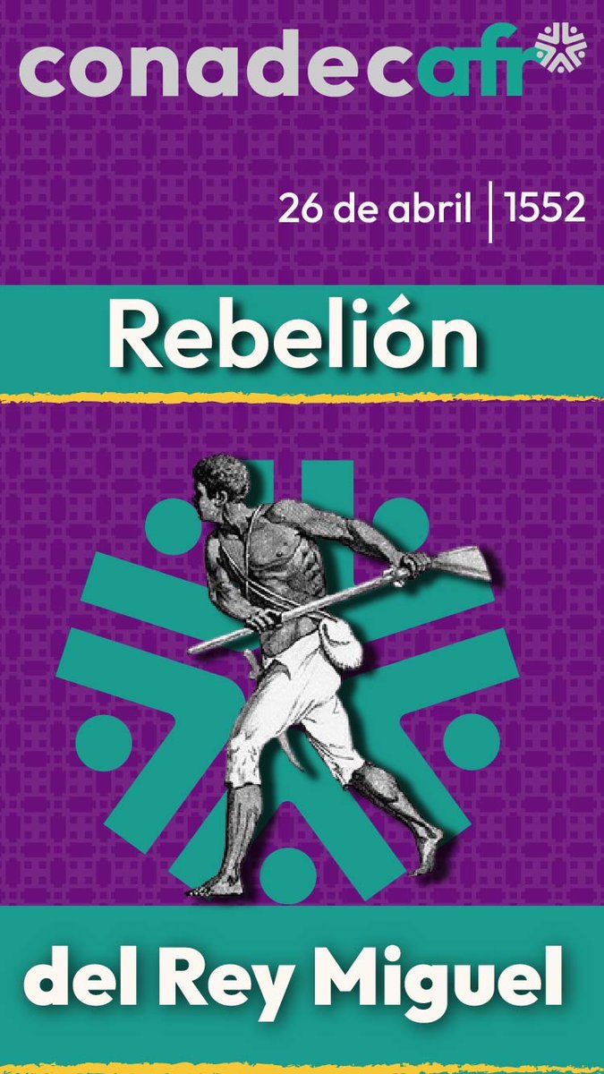 Tal día como hoy #26abril el Rey Miguel lideraría la primera rebelión afrodescendiente con registro en la historia de #Venezuela el primer paso de una lucha independentista que el pueblo afrovenezolano conmemora con orgullo. #infoconadecafro #afro