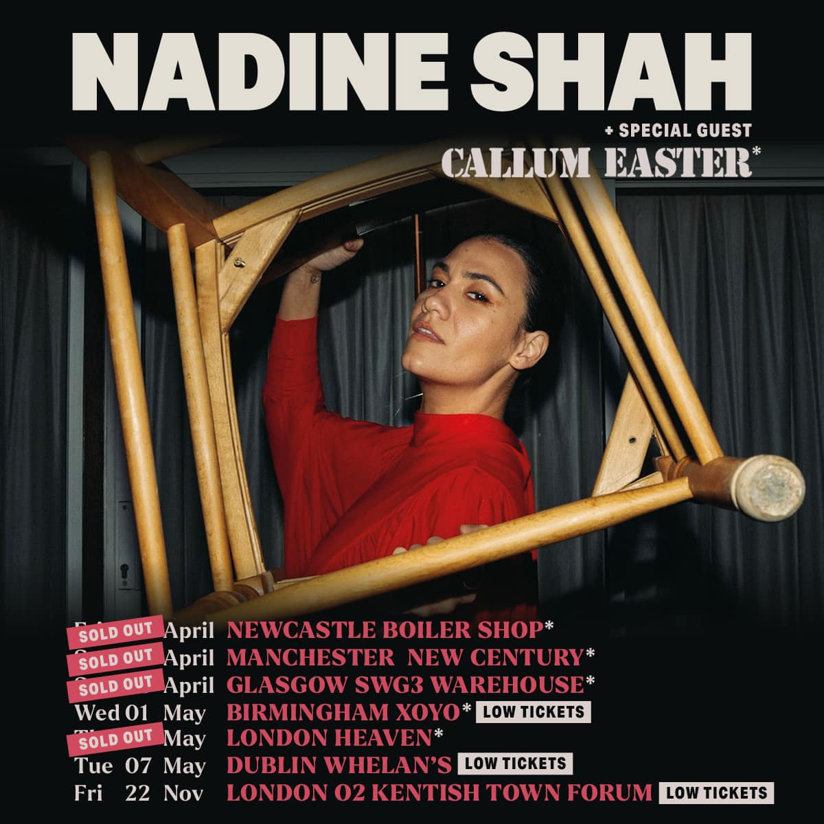TIME CHANGE Doors for tonight's @nadineshah show now open at 7:30pm.