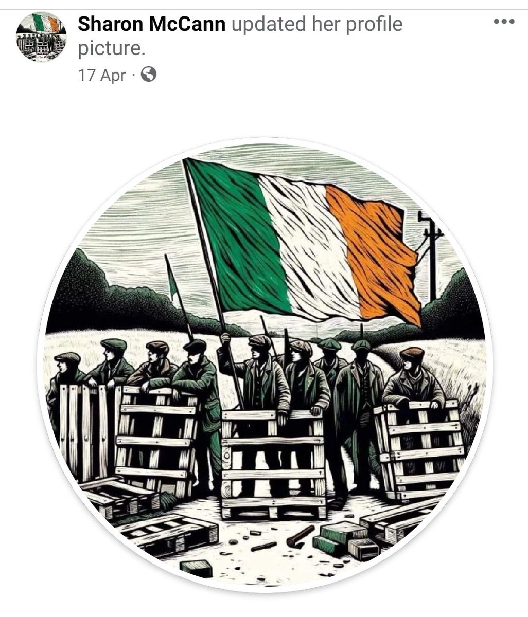 Sharon loves the aul Irish fascist propaganda. Ignorant people, racists, being brainwashed & radicalised by fascists - there's a few in every town & village across the country now. This is why you never give fascists an inch. #Newtownmountkennedy