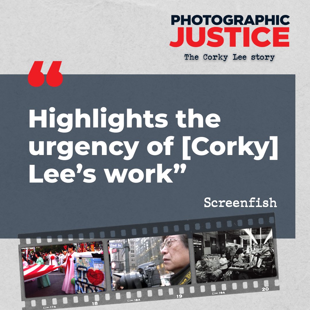 A photographer for 50 years, Corky Lee's legacy will never be forgotten. His activism was using his camera as a “weapon against injustice,” with nearly 1 million photos in his archive showcasing the AAPI experience. Now playing @LaemmleGlendale. Get tix! bit.ly/CorkyLee_LA