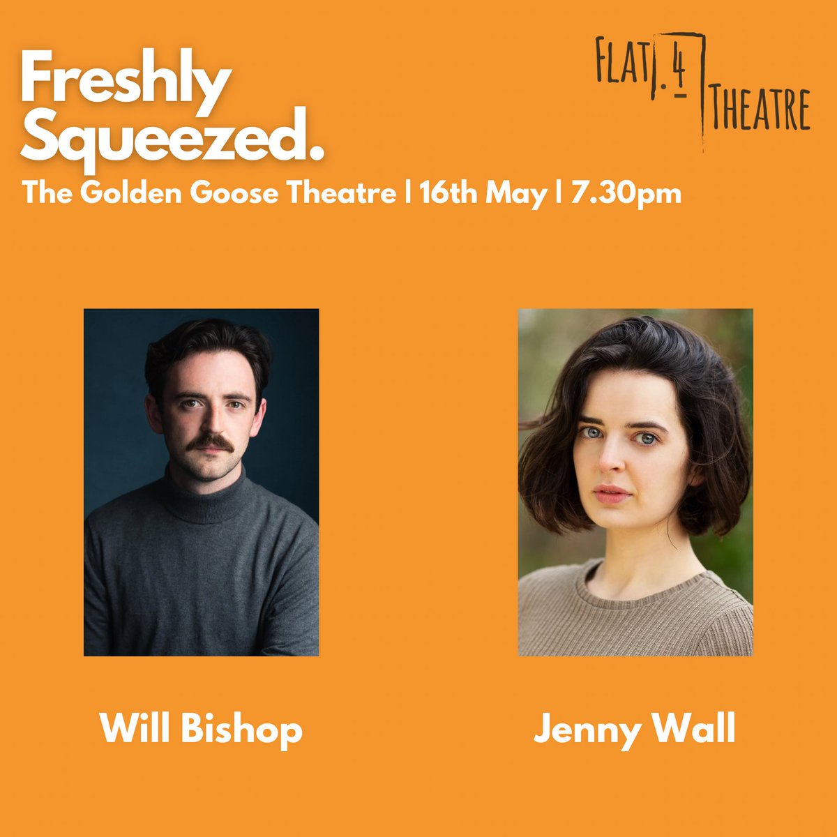 🍊NEXT UP WE HAVE… 

Dirty Sheets written by Aoife Kennan
Directed by Zoë Watson 
Preformed by Will Bishop &amp; Jenny Wall

A brilliantly witty piece about breaking the number one rule 😬

Tickets available here: ticketsource.co.uk/freshly-squeez…