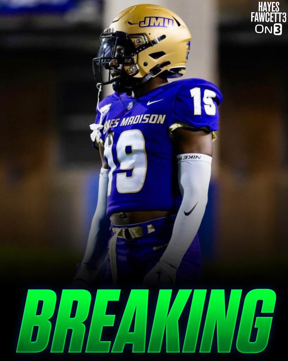 BREAKING: JMU CB D’Angelo Ponds has signed the papers necessary to enter the Transfer Portal, he tells @on3sports The 5’9 165 CB totaled 52 Tackles, 2 INT, 12 PD, & 1 Fumble Recovery in 2023 Was a 2023 On3 True Freshman All-American 👀 on3.com/db/dangelo-pon…