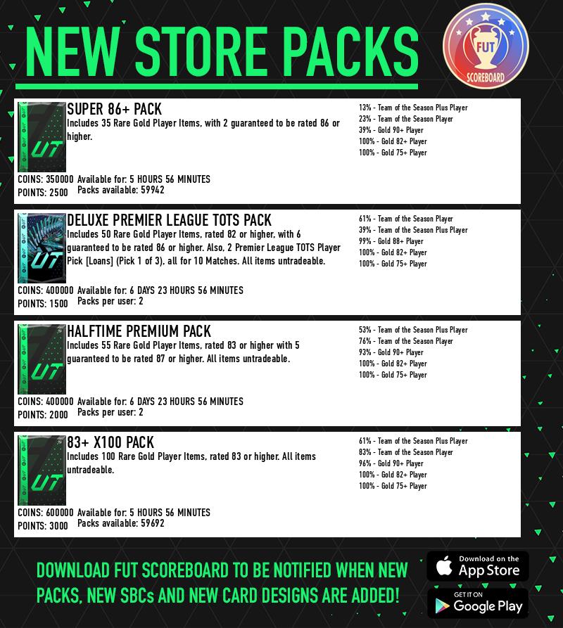 💰 NEW STORE PACKS ADDED 💰