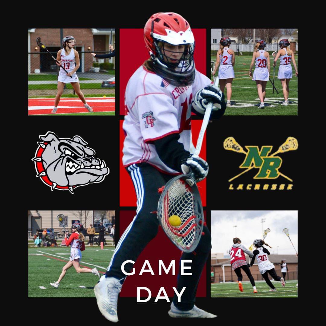 It’s GAME DAY!!! Girls are home against Northridge at the Crown Point HS Flex Field. GO BULLDOGS!!! 🥍🐾