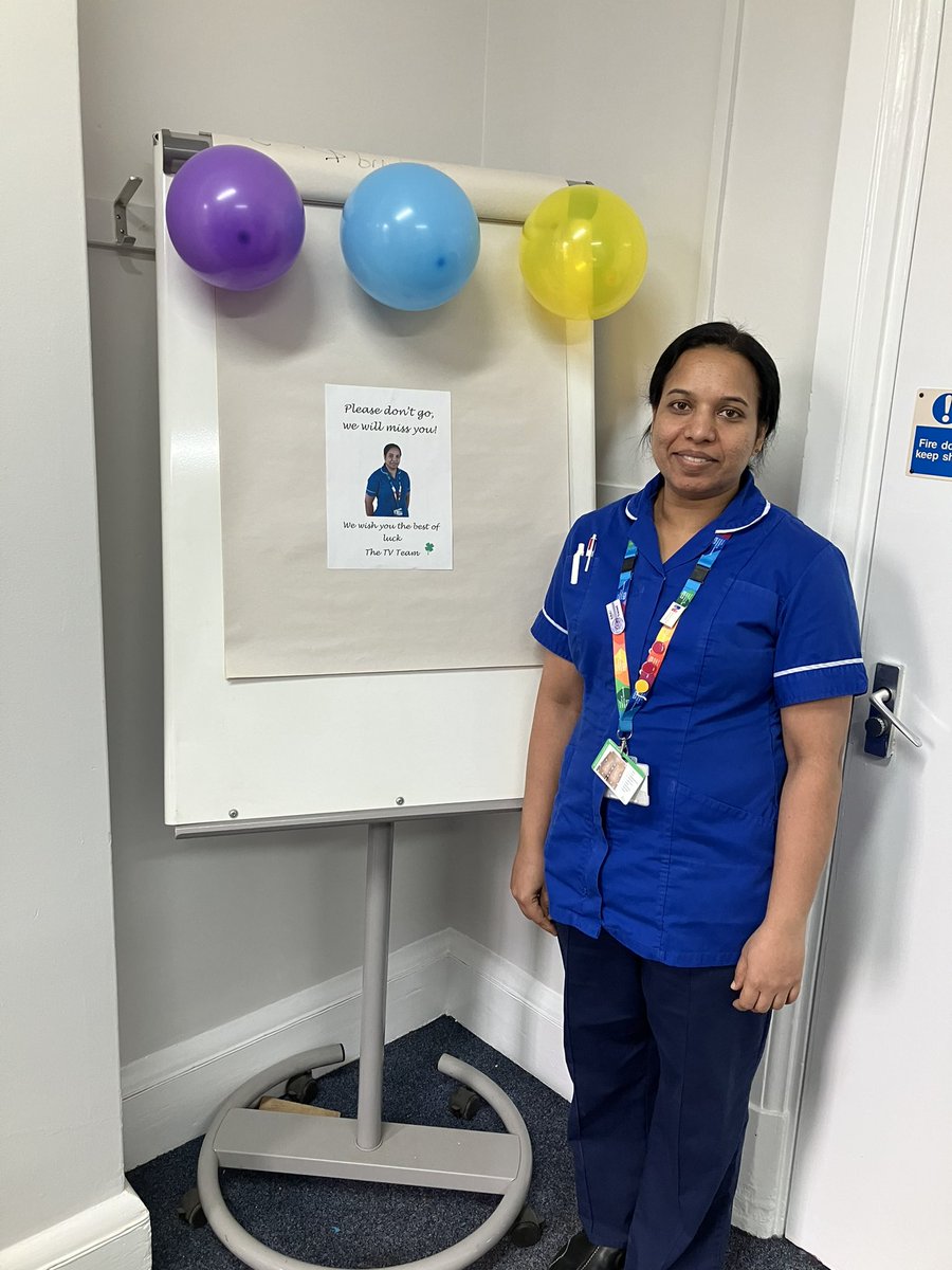 Today we said goodbye to Ritty and wish her well in the future. You have been a great asset to our team and we will miss you. Keep in touch and good luck @Leic_hospital @sueburtonDCN @uhl_DOE @KerryTebbutt