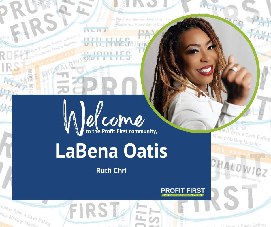 🎉 Let's give a warm welcome to LaBena Oatis of Ruth Chri as the newest member of Profit First Professionals! WELCOME LaBena! 🎉 #newmember #profitfirst #profitfirstprofessionals
