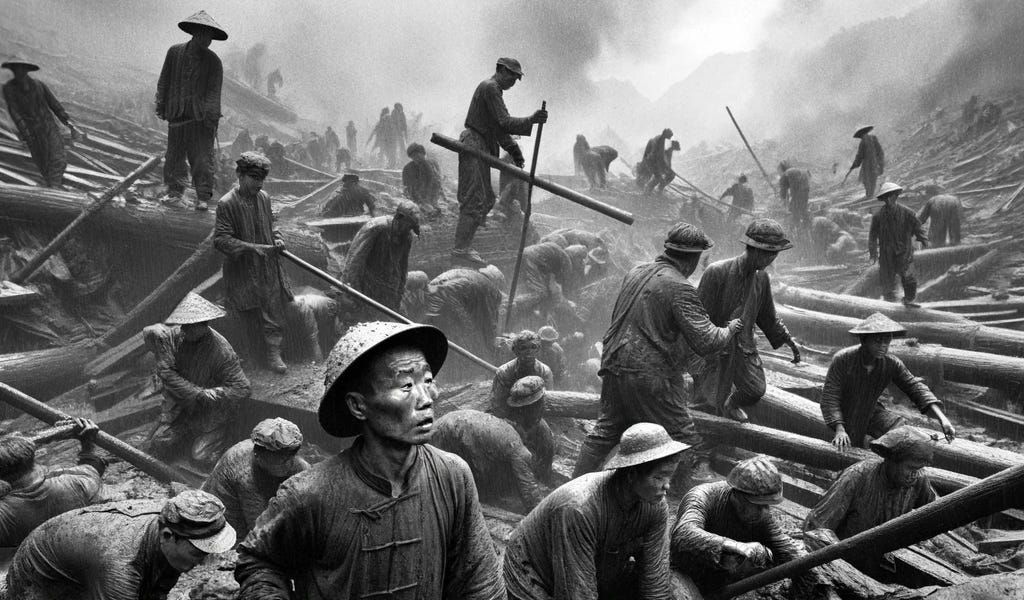 Today in #ChinaHistory: In 1942, one of the deadliest explosions of the entire Pacific War era happens accidentally deep underground at the Benxihu coal mine in JPN-controlled Manchukuo. Over 1500 people are killed. More from @jayjamescarter: buff.ly/3JWloTr