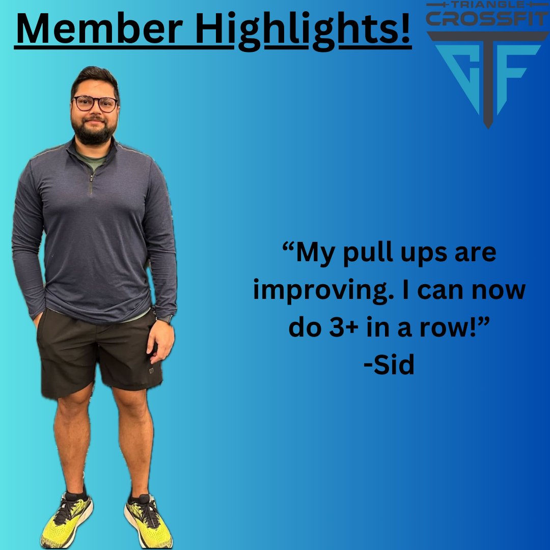 👉Follow @trianglecrossfit for more!
.
#TheFamilyGym #TriangleCrossFit #TCF #crossfit #workout #training #fit #fitness #raleigh #cary #clayton #wakecounty #apexnc #garner #hollysprings #fuquayvarina #willowspring #angier