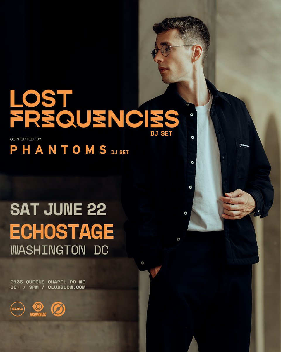 Two DJ sets, one massive night with @LFrequencies & @phantoms. Be there on Saturday, June 22nd. 🧡🎶Tickets available now → tix.echostage.com/LF-DC23