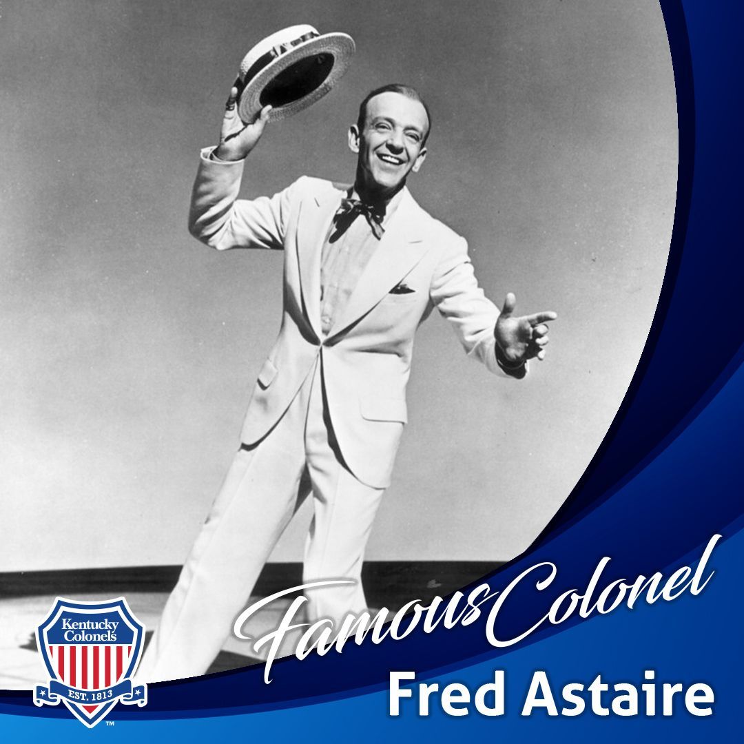 Dancer, choreographer, singer, actor, presenter — Fred Astaire could do it all! Spanning nearly eight decades, his career garnered numerous awards, including a Grammy, two Golden Globes, and three Emmys.  #FamousColonel #HOKC #KentuckyColonels #KYColonels #FredAstaire