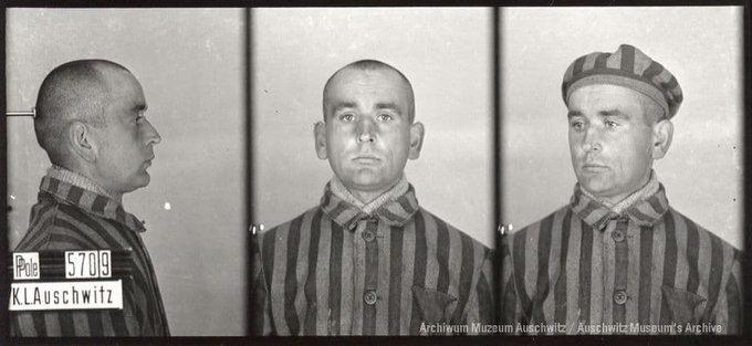 26 April 1910 | A Polish man, Stanisław Kałuża, was born. A clerk. In #Auschwitz from 8 October 1940. No. 5709 (political prisoner) In 1941 he was transferred to KL Neuengamme. He survived.