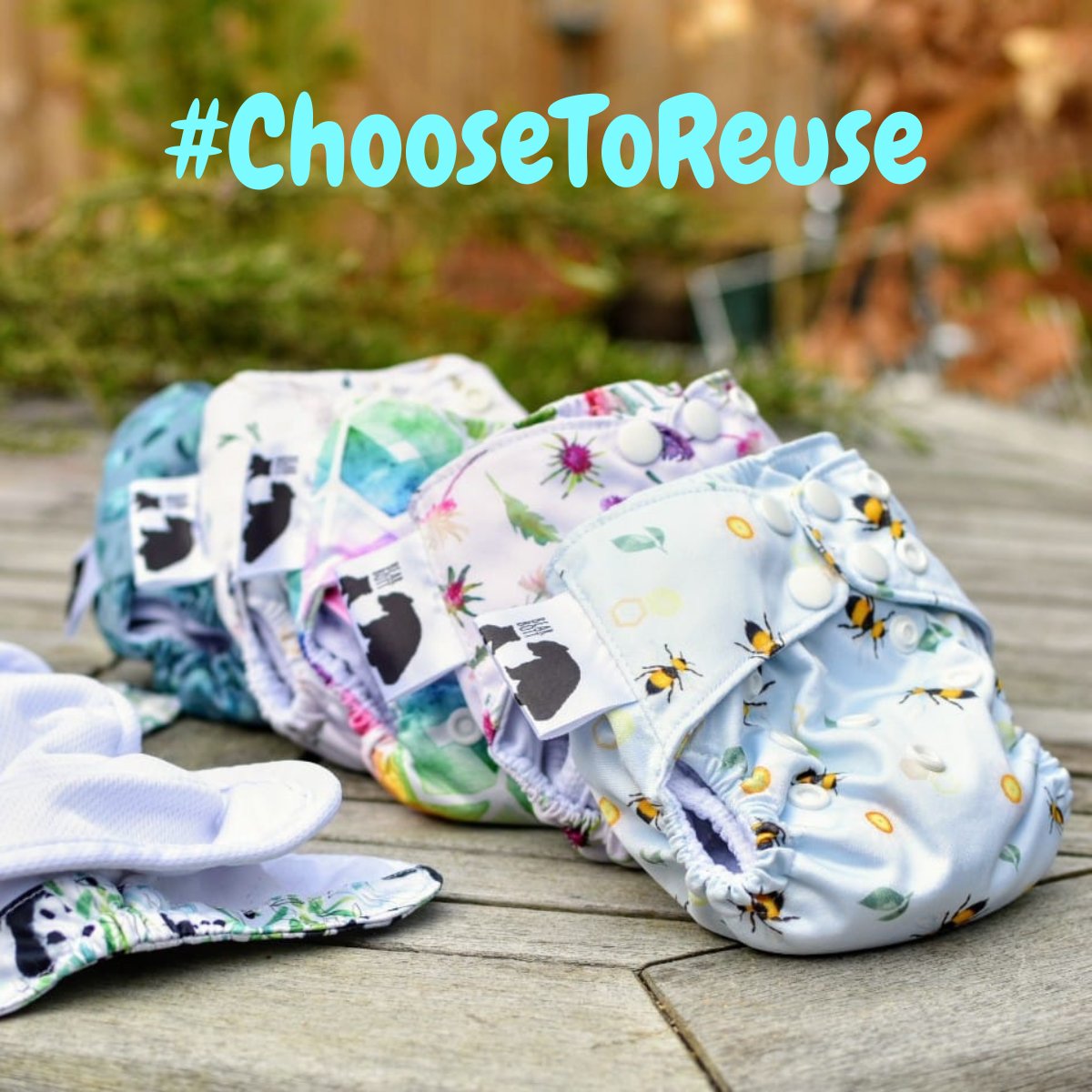 Switching to reusable nappies can help reduce how much waste we produce and 🌎 reduce your carbon footprint 👏🏼save up to £1000 over 2.5 years + more if you buy preloved (or pick some up for free!). The nappies can be reused on subsequent children ⭐ #ReusableNappyWeek