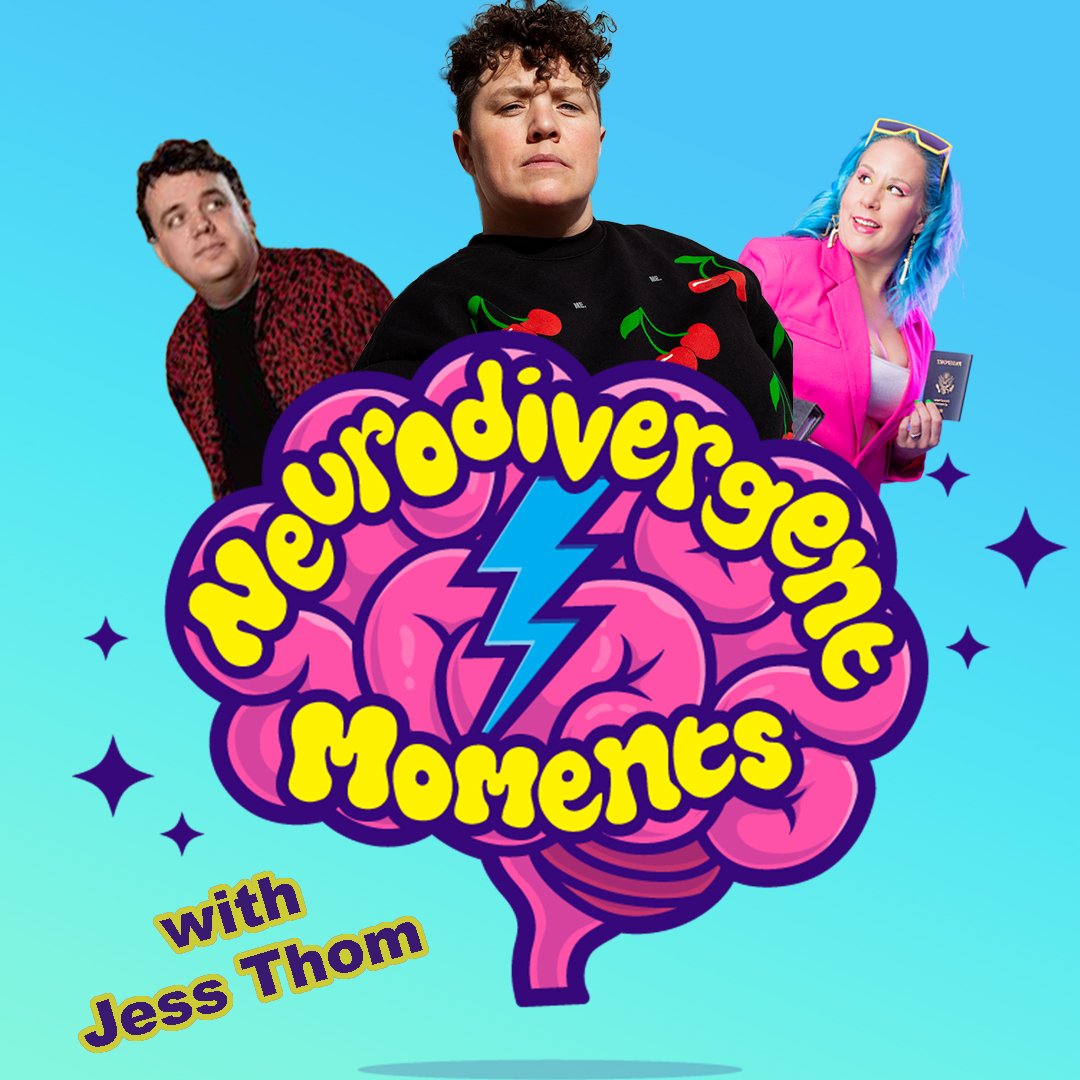 💥New Episode w Jess Thom @touretteshero 💥 We talk about spontaneous creativity, creating relaxed performance spaces and so much more. Listen wherever you get your podcasts! #tourettes #neurdivergentmoments #podcastclips @joewellscomic