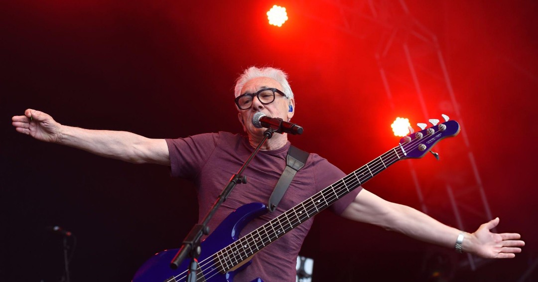 Trevor performing on Day 2 of the Cornbury Festival on July 6th 2019 in Oxford, England. Photo by C Brandon/Redferns