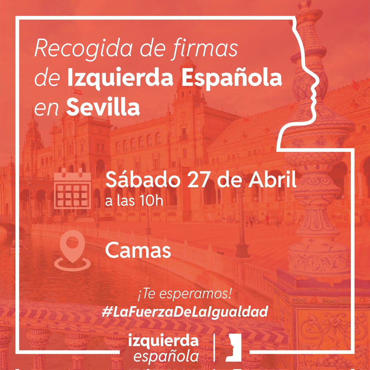Mañana recogida de firmas en Gijón y en Sevilla 🙌🏻

#LaFuerzaDeLaIgualdad