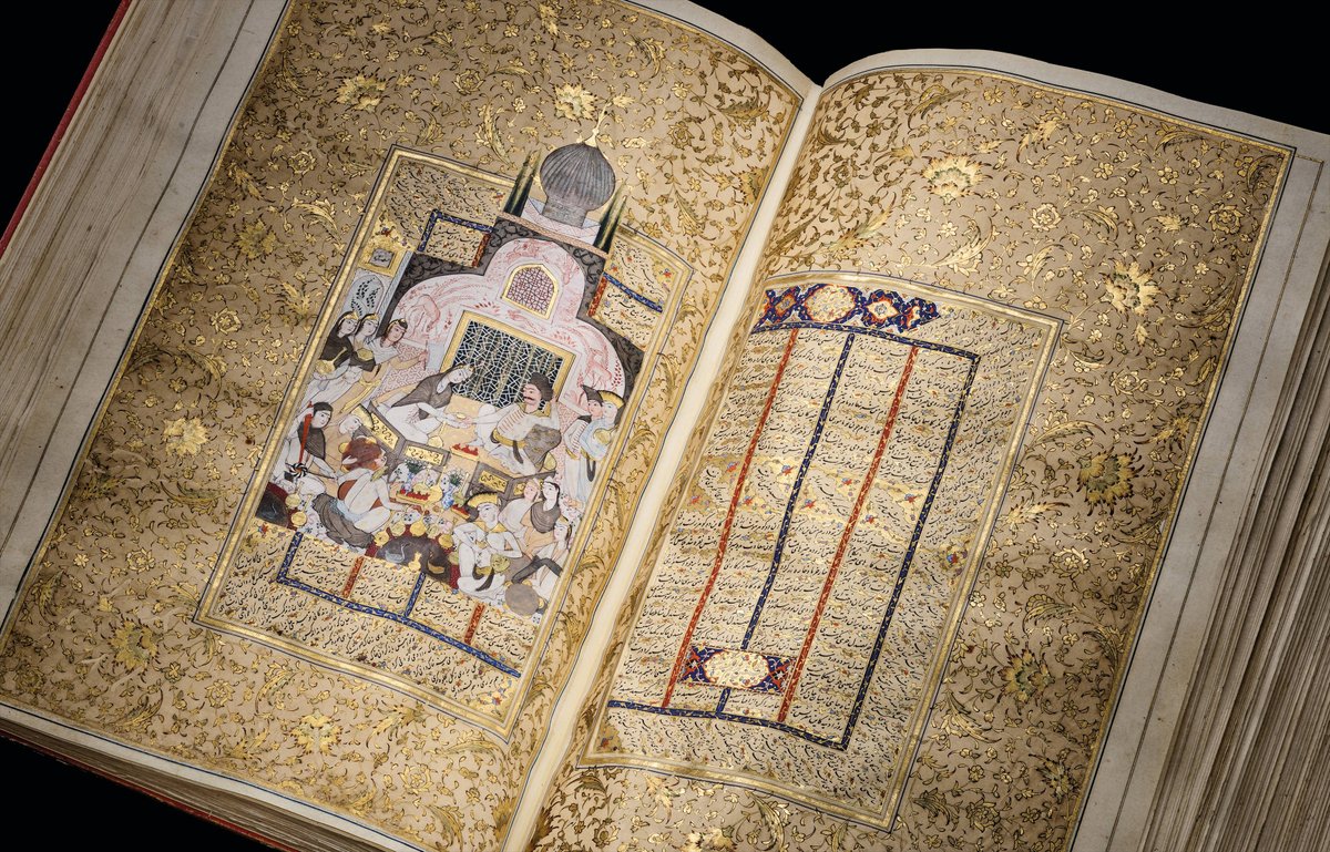 #AuctionUpdate Art of the Islamic and Indian Worlds including Rugs and Carpets achieved £10,021,672. A Rare and Important Illustrated and Illuminated Persian Manuscript 
realised £2,944,000 (More than 5x the low estimate): bit.ly/3xUwyFo