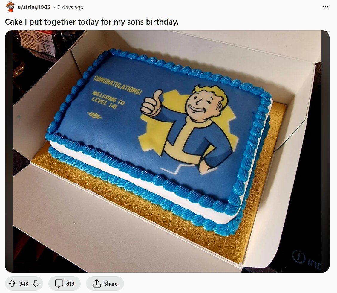 Bir Reddit kullanıcısının oğlu için hazırladığı doğum günü pastası. 🥺💙