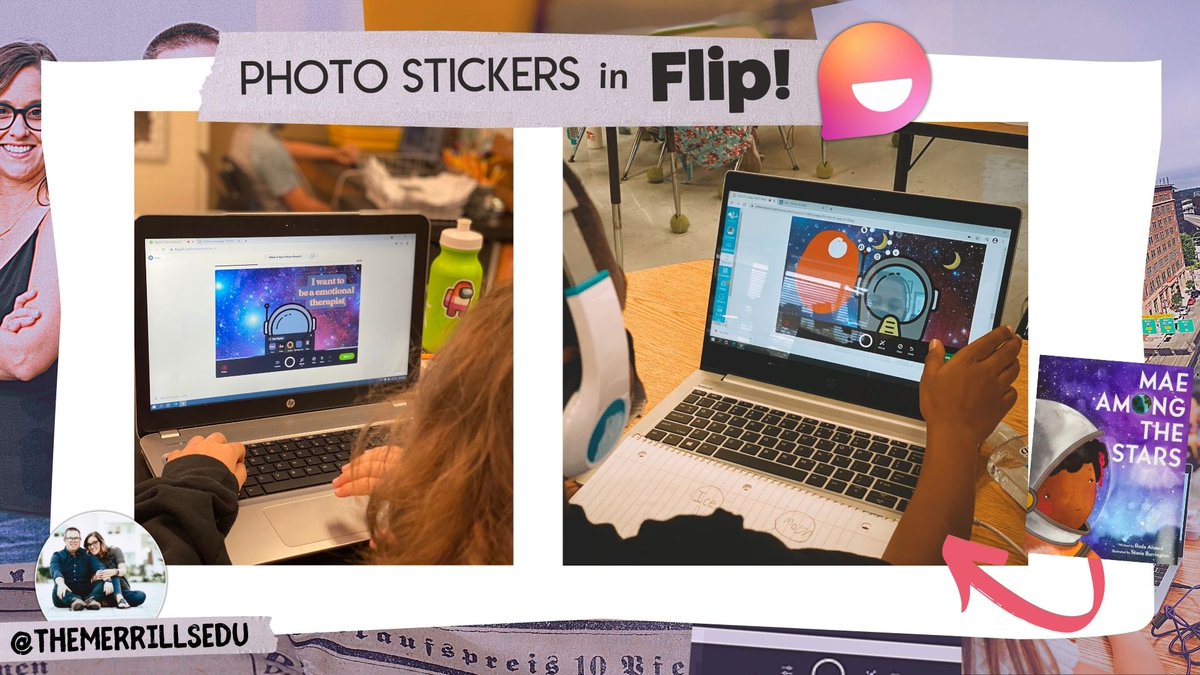 Don't just describe characters, ⭐️BECOME THEM⭐️ with @MicrosoftFlip Photo Stickers! 📸 Learn how to create your own, or download 💥OUR ENTIRE STICKER PACK FOR FREE💥! Check it out ⤵️ bit.ly/FlipgridSticke… #interACTIVEclass #TeacherTwitter #TEACHers #Teaching #Teacher