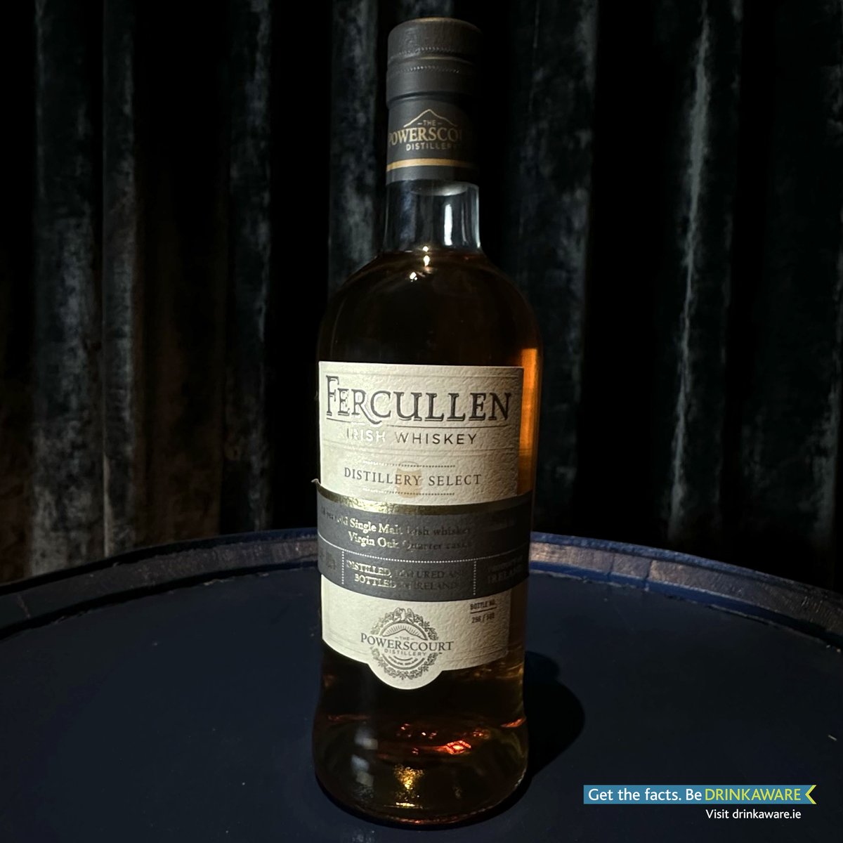 Savour the taste of Fercullen Distillery Select, a marriage of four Virgin American Oak Casks reduced to 46% ABV 🥃 Have you tried our Distillery exclusives yet? powerscourtdistillery.com/product/distil… #FercullenWhiskey #SingleMalt #IrishWhiskey