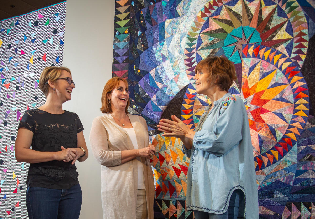 It's Quilt Week in Paducah and we're 'bursting at the seams' with excitement to welcome over 37,000 visitors to our community! Explore how quilting contributes to Paducah's thriving community on our website: shorturl.at/bkMV5 #paducahquiltweek #americanquilterssociety