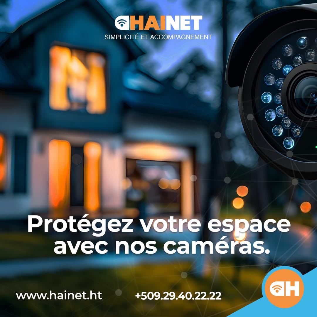 La sécurité de votre maison, c’est notre vision. Protégez votre espace avec nos caméra. #VisionSécurité”
