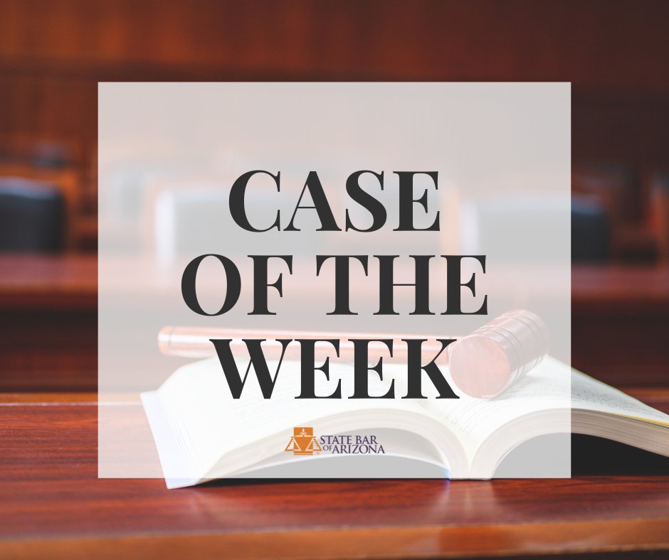 🔍Case of the Week: Perez v. Circle K The Arizona Court of Appeals upheld summary judgment for a convenience store, stating the customer did not prove an unreasonably dangerous condition. Read the full opinion here: ow.ly/Aar950RmtbA - Final.pdf