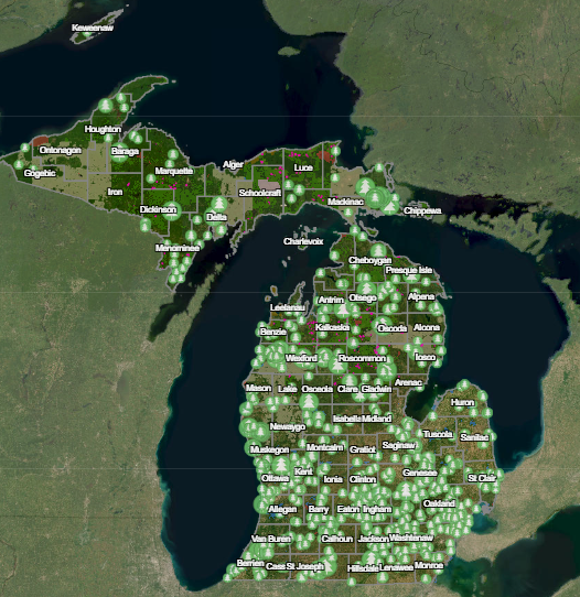 Not to point fingers, but some areas of the state are crushing this whole tree planting thing. 117,000+ trees planted by you! (not to brag, but we have already planted 17 million 😎) #FundingUrbanForestry #ArborDay