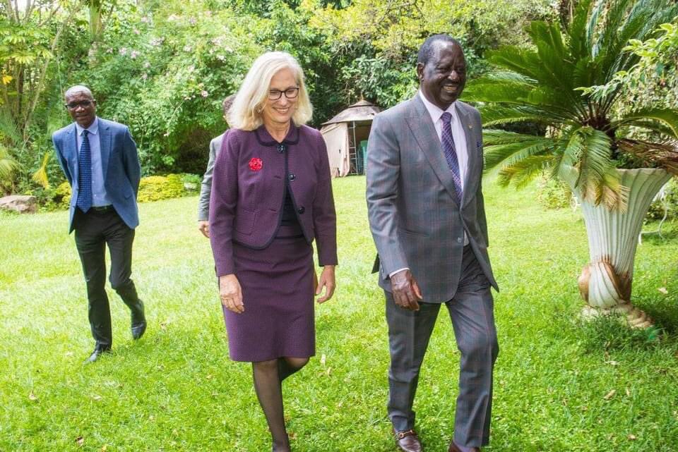 Dennis Onyango, photographed at the back,  once arranged for me to have a one-on-one meeting with Raila. In 2017, when Raila was launching his book “The Quest for Nationhood: Roadmap to the Future,” he called and asked me how quickly I could read a book. I told him I was a fast