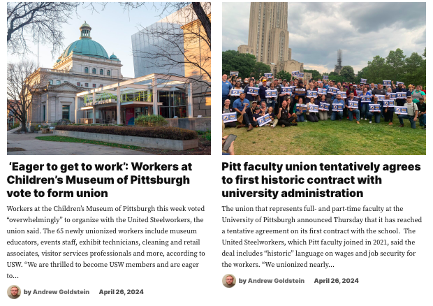 Pittsburgh Union Progress 📰 tweet media