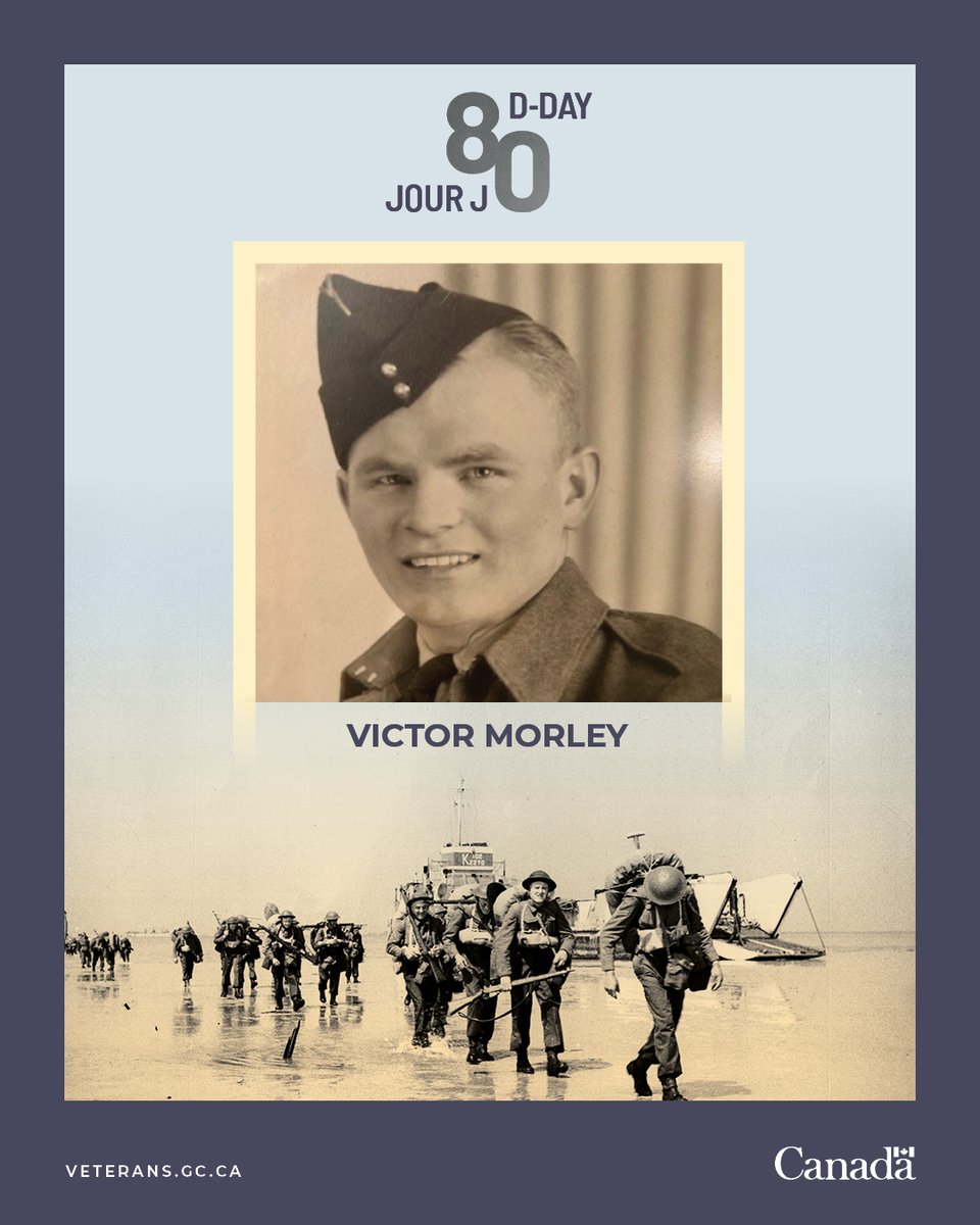 We are 41 days to D-Day 80. Tens of thousands of Canadians took part in the Normandy Campaign in 1944. Sergeant Major Victor Morley was one of them. Learn more about the road to #DDay80: ow.ly/JQ5U50RopGB #CanadaRemembers
