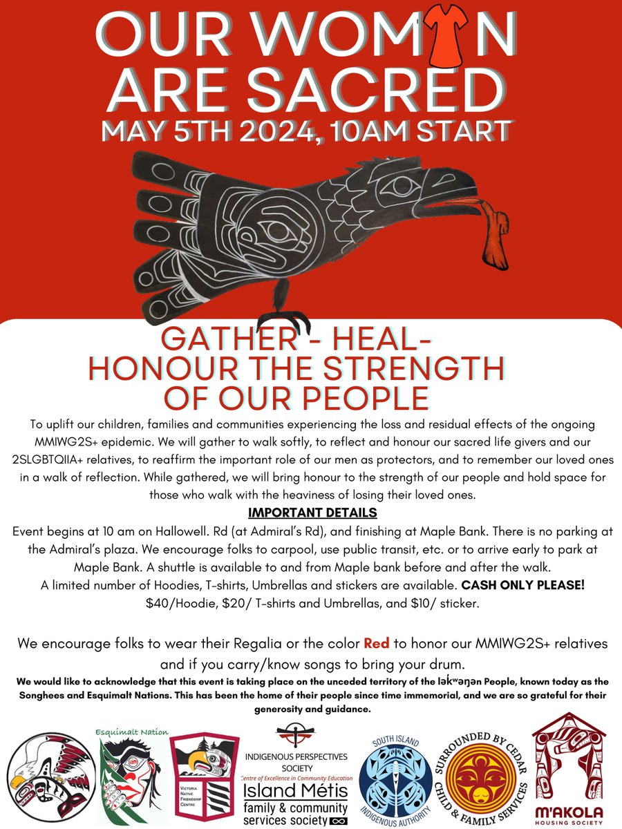 Happy Friday! M'akola is a proud partner in the Our Womxn Are Sacred walk that occurs on May 5th of each year. We invite you to join us for the 3rd Annual Our Womxn Are Sacred Walk. EVERYONE Welcome.